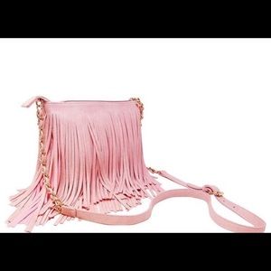 Bags - 💋FLASH SALE💋💕Pink tassel boho crossbody💕 Bags - 💋FLASH SALE💋💕Pink tassel boho crossbody💕